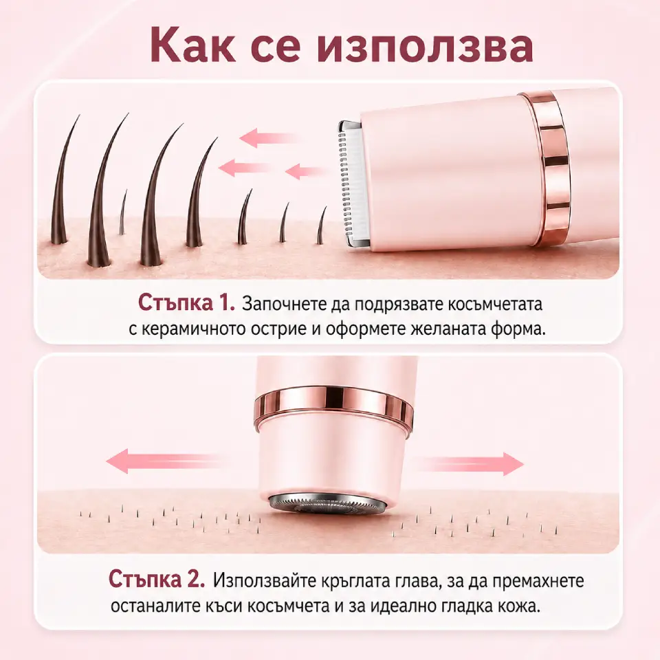NUVIA тример за бикини зона